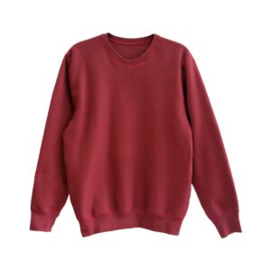 Main Crewneck Sweater  - Burgundy Heavy Fleece