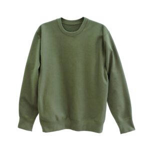 Main Crewneck Sweater - Olive Green Heavy Fleece