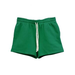 Mini Shorts - Emerald Green Fleece