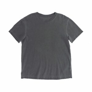 Boxy T-shirt - Asphalt Midweight Cotton (Pigment Dye)