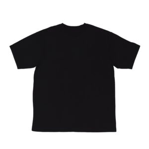 Drop Shoulder T-shirt - Black Heavy Cotton
