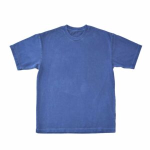 Drop Shoulder T-shirt - Cobalt Heavy Cotton (Pigment)