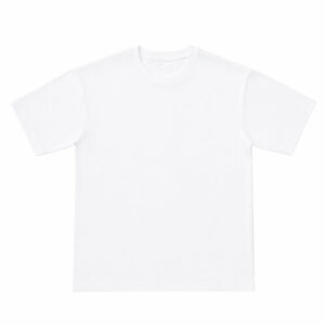 Drop Shoulder T-shirt - White Midweight Cotton
