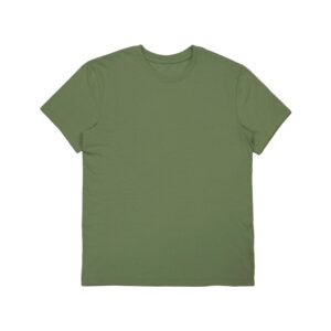 Boxy T-shirt - Olive Midweight Cotton